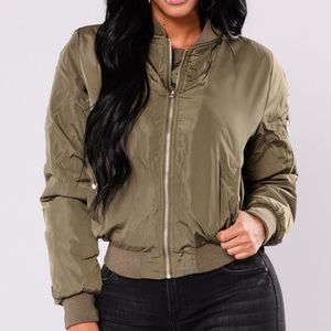 Fashion nova bomber jacket